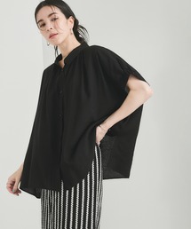 Adam et Rope&#39; - ADAM ET ROPE 今春新作ブラウス　新品　ブラック ADAM ET ROPE'｜アダムエロペのシャツ/ブラウス（ブラック/黒色