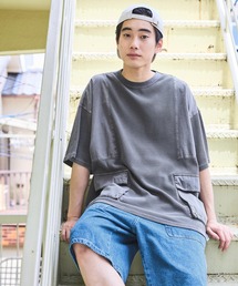 niko and... | アウトポケット付き切り替えTシャツ(Tシャツ/カットソー)