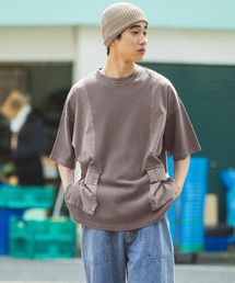 niko and... | アウトポケット付き切り替えTシャツ(Tシャツ/カットソー)