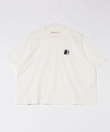 SUPER HAKKA（スーパーハッカ）の「SUPER　HAKKA×中村　ころもち　「gaze」刺繍Tシャツ（Tシャツ/カットソー）」