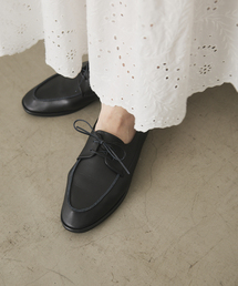 spick&span 黒 ベルベット リボン付き フラットシューズ　36サイズ Spick and Span｜スピック＆スパンのフラットシューズ