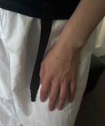 whoseA（フーシー）の「【silver925】RopeThinBracelet/ロープシンチェーンブレスレット（ブレスレット）」