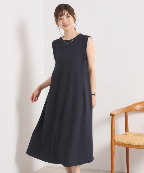 春色シンプルワンピース カタログ掲載・接触冷感・UVケア・洗える】ファンクショナル