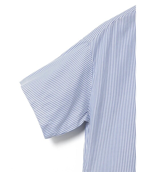 MidiUmi(ミディウミ)の「MidiUmi クレリックストライプシャツワンピース(ワンピース・レディース・ベージュ/ブラック/ライトブルー・FREE)」の15枚目の写真