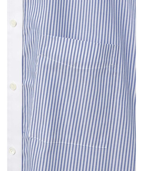 MidiUmi(ミディウミ)の「MidiUmi クレリックストライプシャツワンピース(ワンピース・レディース・ベージュ/ブラック/ライトブルー・FREE)」の16枚目の写真