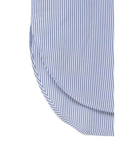 MidiUmi(ミディウミ)の「MidiUmi クレリックストライプシャツワンピース(ワンピース・レディース・ベージュ/ブラック/ライトブルー・FREE)」の18枚目の写真