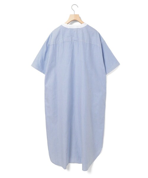 MidiUmi(ミディウミ)の「MidiUmi クレリックストライプシャツワンピース(ワンピース・レディース・ベージュ/ブラック/ライトブルー・FREE)」の19枚目の写真