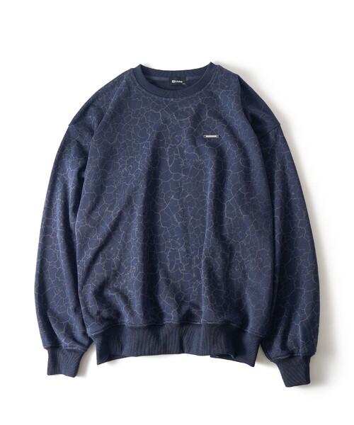 Subciety（サブサエティ）の「Cracked sweatshirt（スウェット・メンズ・グレー/オリーブ/ネイビー・MEDIUM/LARGE/X-LARGE/SMALL）」の19枚目の写真