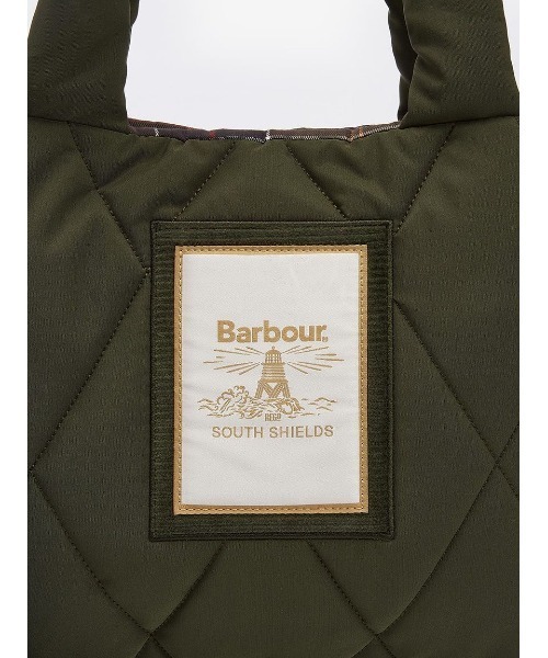 Barbour バブアー　キルティング トートバッグ カーキ Healy キルティング トートバッグ｜バッグ｜バッグ｜バブアー