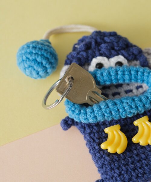 BIRTHDAY BAR(バースデイバー)の「もじゃ 毛糸のキーケース(キーケース/キーアクセサリー・レディース・ピンク系その他/ブルー/ピンク/レッド/グレー・0)」の12枚目の写真