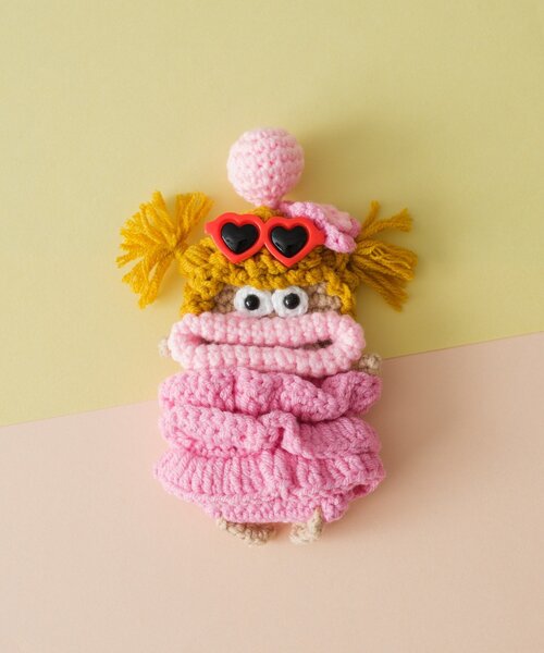 BIRTHDAY BAR(バースデイバー)の「もじゃ 毛糸のキーケース(キーケース/キーアクセサリー・レディース・ピンク系その他/ブルー/ピンク/レッド/グレー・0)」の20枚目の写真