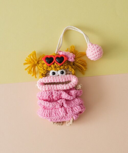 BIRTHDAY BAR(バースデイバー)の「もじゃ 毛糸のキーケース(キーケース/キーアクセサリー・レディース・ピンク系その他/ブルー/ピンク/レッド/グレー・0)」の21枚目の写真