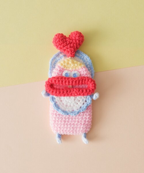 BIRTHDAY BAR(バースデイバー)の「もじゃ 毛糸のキーケース(キーケース/キーアクセサリー・レディース・ピンク系その他/ブルー/ピンク/レッド/グレー・0)」の4枚目の写真