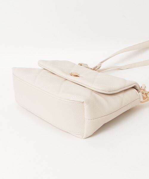 ホワイト キルティング バッグ キルティング2WAYバッグ（ショルダーバッグ） | index（インデックス