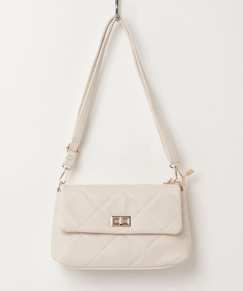 ホワイト キルティング バッグ キルティング2WAYバッグ（ショルダーバッグ） | index（インデックス