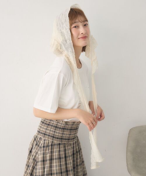 RETRO GIRL(レトロガール)の「【接触冷感】アソートプリントTEE(Tシャツ/カットソー・レディース・オフホワイト/チャコールグレー/ベージュ/ホワイト系その他・FREE)」の13枚目の写真