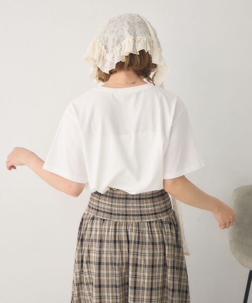 RETRO GIRL(レトロガール)の「【接触冷感】アソートプリントTEE(Tシャツ/カットソー・レディース・オフホワイト/チャコールグレー/ベージュ/ホワイト系その他・FREE)」の14枚目の写真