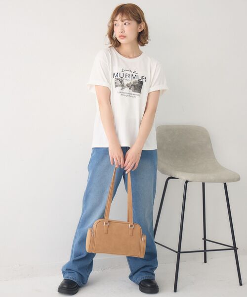 RETRO GIRL(レトロガール)の「【接触冷感】アソートプリントTEE(Tシャツ/カットソー・レディース・オフホワイト/チャコールグレー/ベージュ/ホワイト系その他・FREE)」の16枚目の写真