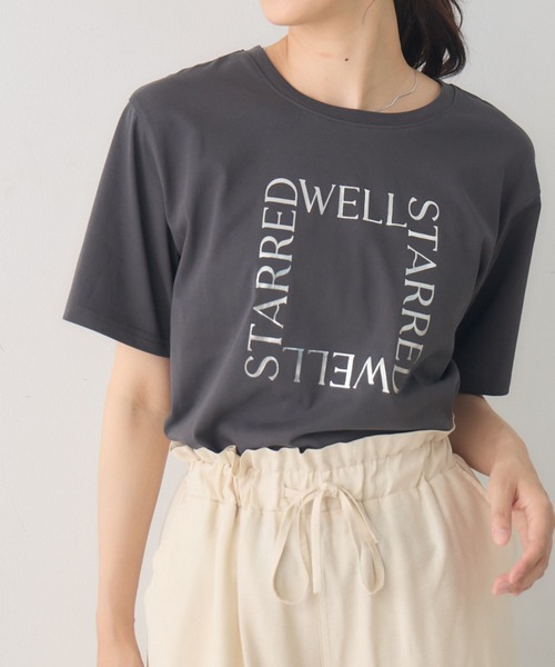 RETRO GIRL(レトロガール)の「【接触冷感】アソートプリントTEE(Tシャツ/カットソー・レディース・オフホワイト/チャコールグレー/ベージュ/ホワイト系その他・FREE)」の3枚目の写真