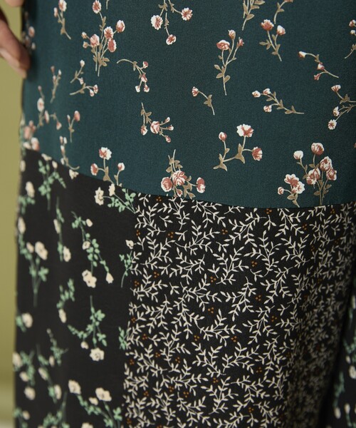 Freada（フリーダ）の「Freada/フリーダ パッチワーク イージーパンツ（その他パンツ・レディース・ダークブラウン/グリーン・ONE SIZE）」の14枚目の写真