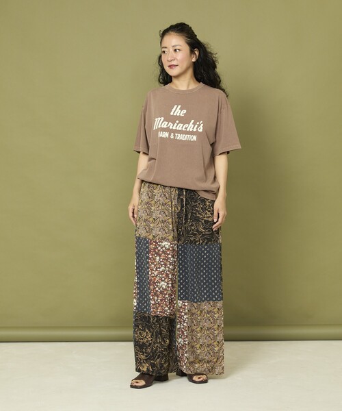 Freada（フリーダ）の「Freada/フリーダ パッチワーク イージーパンツ（その他パンツ・レディース・ダークブラウン/グリーン・ONE SIZE）」の19枚目の写真