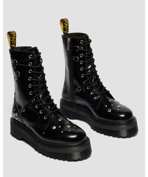 Dr. Martens(ドクターマーチン)の「Dr. Martens/ドクターマーチン JADON HI ハードウェア 10 ホール ブーツ 42094001(ブーツ・メンズ・ブラック・UK5/UK4/UK3/UK10/UK9/UK8/UK7/UK6)」の5枚目の写真