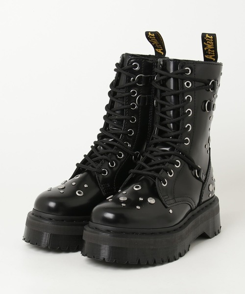 Dr. Martens(ドクターマーチン)の「Dr. Martens/ドクターマーチン JADON HI ハードウェア 10 ホール ブーツ 42094001(ブーツ・メンズ・ブラック・UK5/UK4/UK3/UK10/UK9/UK8/UK7/UK6)」の12枚目の写真