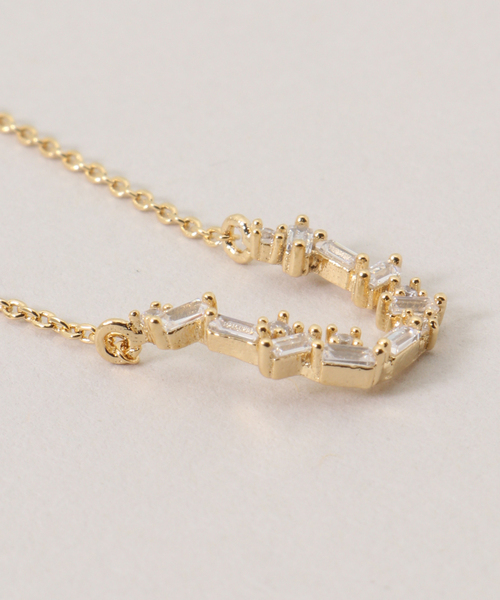 SLOBE IENA（スローブイエナ）の「Theia Jewelry/テイア ジュエリー ホースシューネックレス 20765N0022（ネックレス・レディース・ゴールド・FREE）」の5枚目の写真
