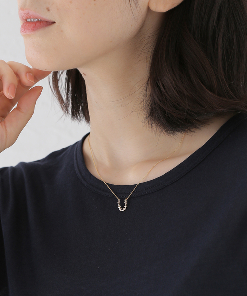 SLOBE IENA（スローブイエナ）の「Theia Jewelry/テイア ジュエリー ホースシューネックレス 20765N0022（ネックレス・レディース・ゴールド・FREE）」の7枚目の写真