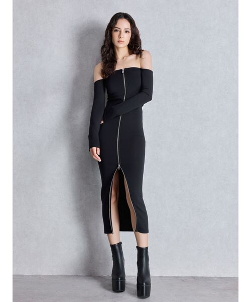 GYDA GGスライダーオフショルロングワンピース セール】GGスライダーオフショルロングワンピース（ワンピース