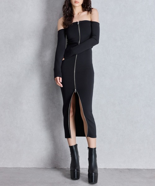 GYDA GGスライダーオフショルロングワンピース ジェイダ GYDA GGスライダーオフショルロングワンピース