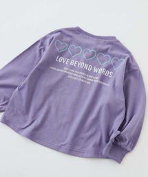 Tシャツ/カットソー（パープル/紫色系・長袖）ファッション通販