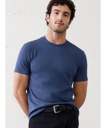BANANA REPUBLIC FACTORY STORE ミニリブ クルーネックTシャツ