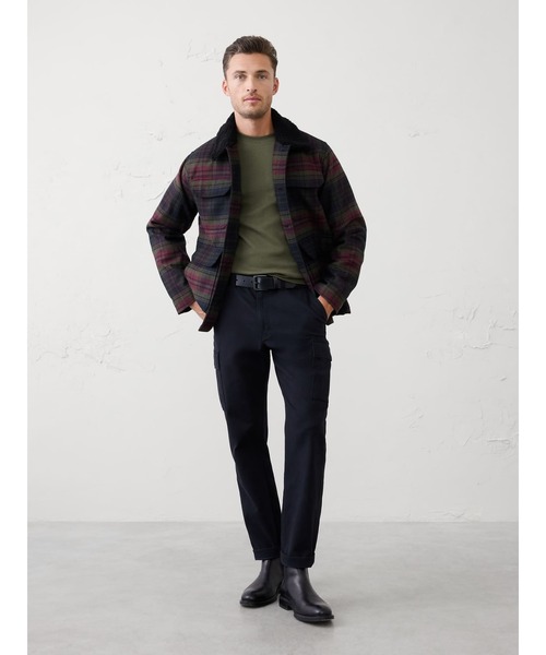 BANANA REPUBLIC FACTORY STORE（バナナリパブリック ファクトリーストア）の「BANANA REPUBLIC FACTORY STORE　　ミニリブ クルーネックTシャツ（Tシャツ/カットソー・メンズ・ネイビー/ブラック/アイボリー/ブルー/オリーブ・XL/M/L/S）」の13枚目の写真