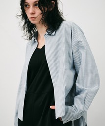 NOISE MAKER | クロップド丈オーバーサイズシャツ【MADE IN JAPAN】(シャツ/ブラウス)