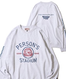 PERSON'S | 【PERSON’S STADIUM / パーソンズスタジアム】カレッジロゴクルーネックスウェットプルオーバー(スウェット)
