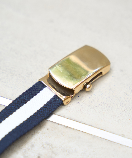 Rouge vif(ルージュヴィフ)の「【HADDON&JONES/ハッドンアンドジョーンズ】バックルベルト(ベルト・レディース・ダークブラウン/ネイビー・フリー)」の4枚目の写真