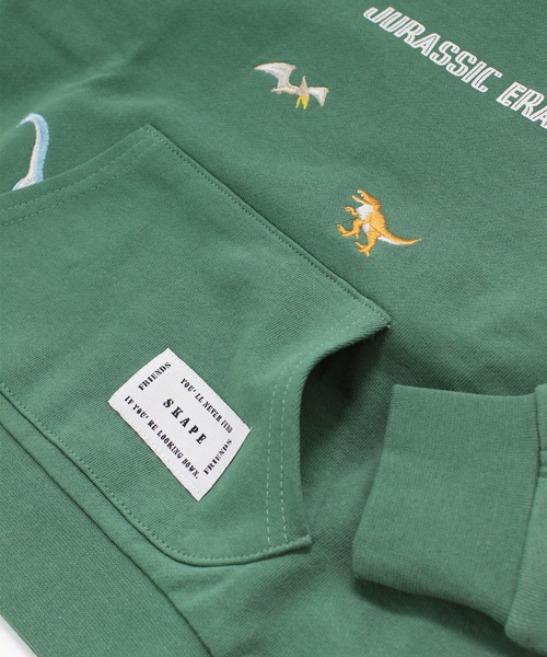 SKAPE（エスケープ）の「ｼﾞｭﾗｼｯｸﾄﾚｰﾅｰ（スウェット・キッズ・グリーン/ブラック・100cm/90cm/120cm/110cm/130cm）」の4枚目の写真