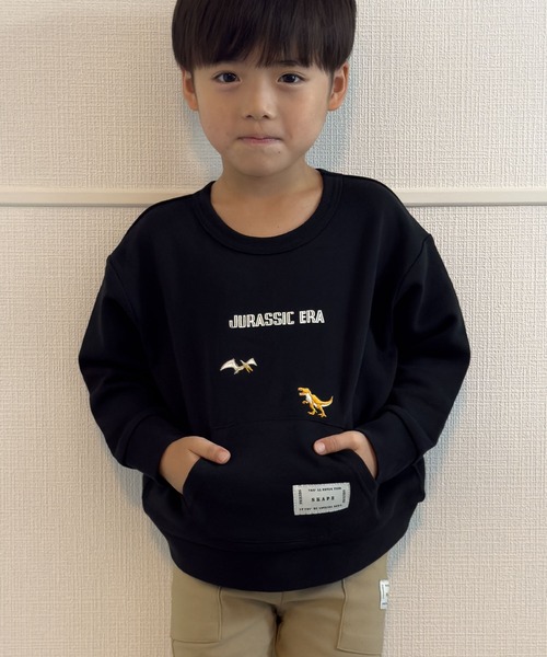 SKAPE（エスケープ）の「ｼﾞｭﾗｼｯｸﾄﾚｰﾅｰ（スウェット・キッズ・グリーン/ブラック・100cm/90cm/120cm/110cm/130cm）」の5枚目の写真