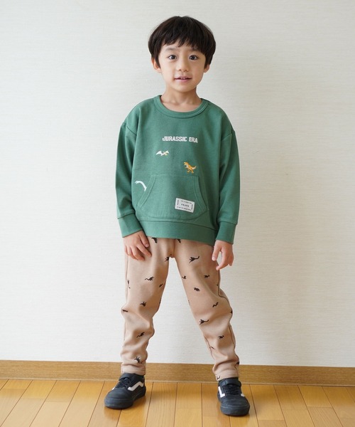 SKAPE（エスケープ）の「ｼﾞｭﾗｼｯｸﾄﾚｰﾅｰ（スウェット・キッズ・グリーン/ブラック・100cm/90cm/120cm/110cm/130cm）」の7枚目の写真