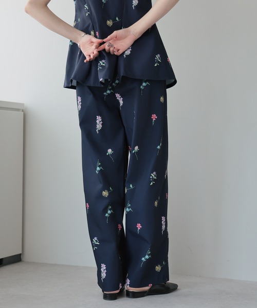 セール】【2025 AW】花柄プリントパンツ（その他パンツ）｜amini