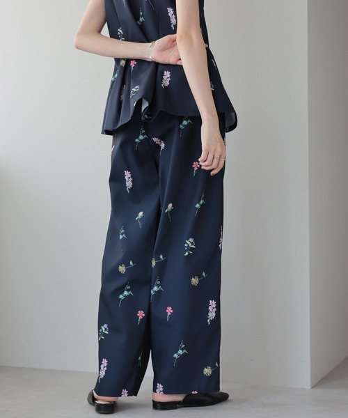 セール】【2025 AW】花柄プリントパンツ（その他パンツ）｜amini
