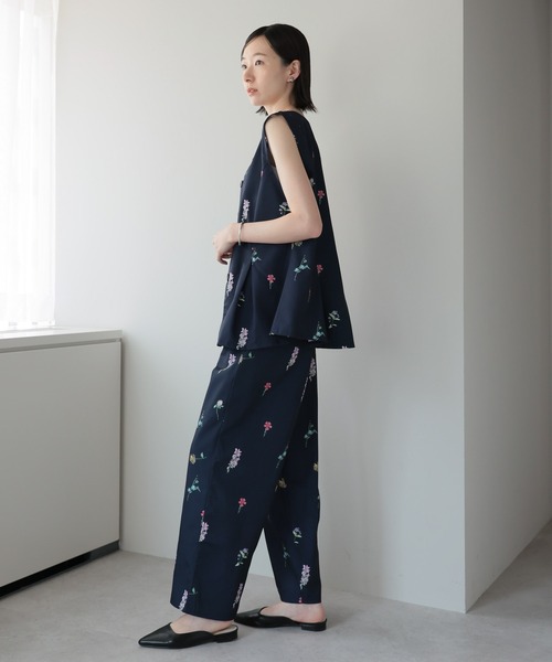 セール】【2025 AW】花柄プリントパンツ（その他パンツ）｜amini