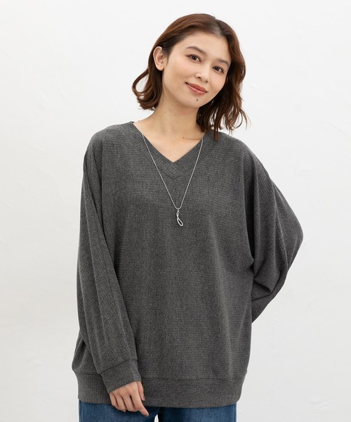 ⭐︎新品未開封⭐︎HAND with HONEYs Tシャツ　Ｌサイズ アクセ付ドルマントップス（Tシャツ/カットソー）｜Honeys