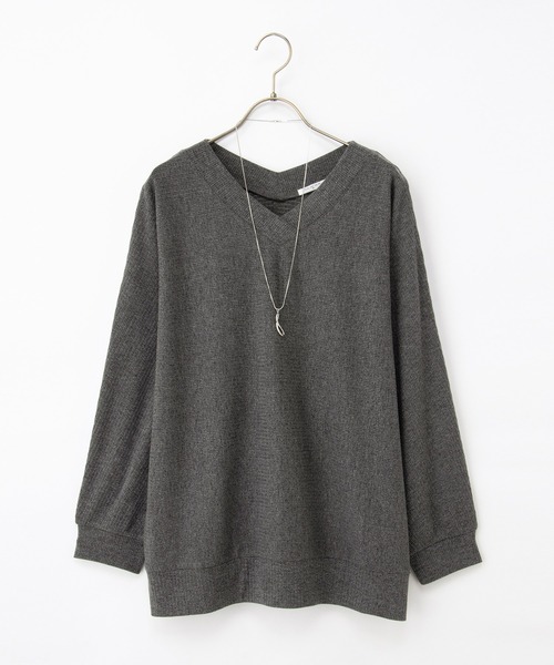 アクセ付ドルマントップス（Tシャツ/カットソー）｜Honeys