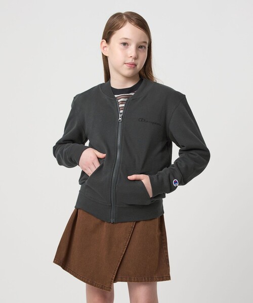 Champion(チャンピオン)の「<Champion>ジップ スウェット カーディガン / キッズ 140cm-160cm(カーディガン/ボレロ・キッズ・ブラック/ロイヤルブルー・160cm/150cm/140cm)」の3枚目の写真