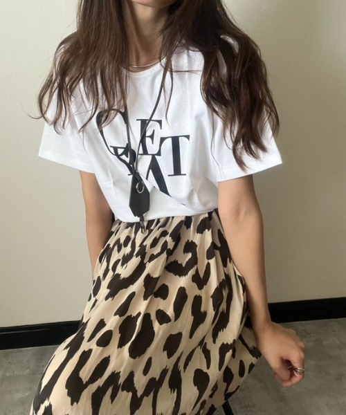 deux amour(ドゥーザムール)の「CREAT Tシャツ(Tシャツ/カットソー・レディース・ワインレッド/ホワイト/チャコールグレー/ブラック・M~L)」の5枚目の写真