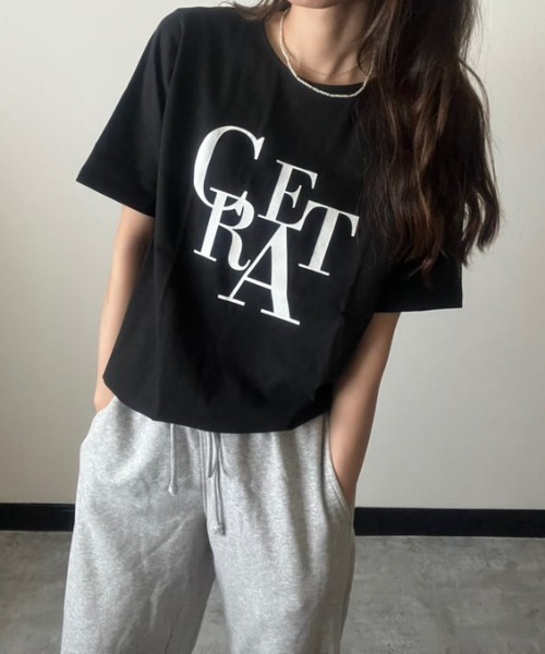 deux amour(ドゥーザムール)の「CREAT Tシャツ(Tシャツ/カットソー・レディース・ワインレッド/ホワイト/チャコールグレー/ブラック・M~L)」の20枚目の写真
