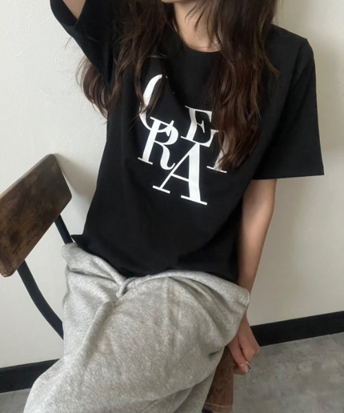 deux amour(ドゥーザムール)の「CREAT Tシャツ(Tシャツ/カットソー・レディース・ワインレッド/ホワイト/チャコールグレー/ブラック・M~L)」の21枚目の写真