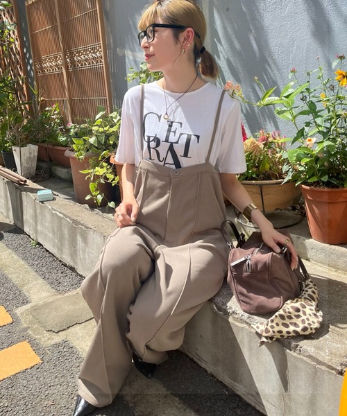 deux amour(ドゥーザムール)の「CREAT Tシャツ(Tシャツ/カットソー・レディース・ワインレッド/ホワイト/チャコールグレー/ブラック・M~L)」の11枚目の写真